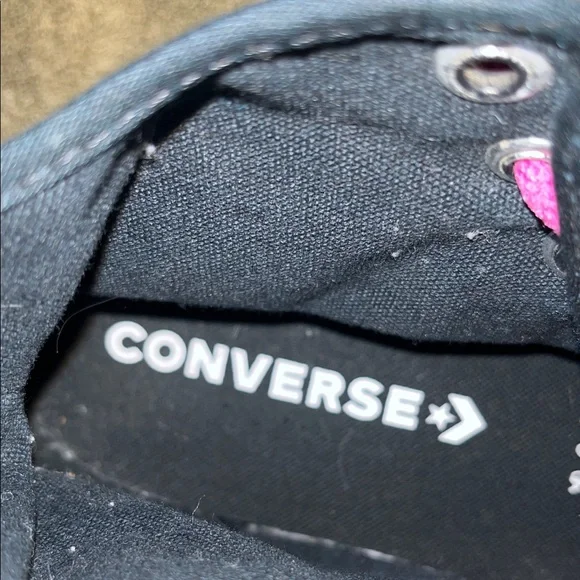 Chuck Taylor Converse High-Top Sneakers - Pink and Black - Picture 2 of 16